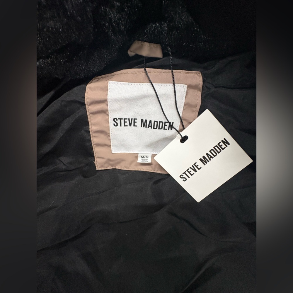 Steve Madden Tan Puffer Jacket - Picture 9 of 11
